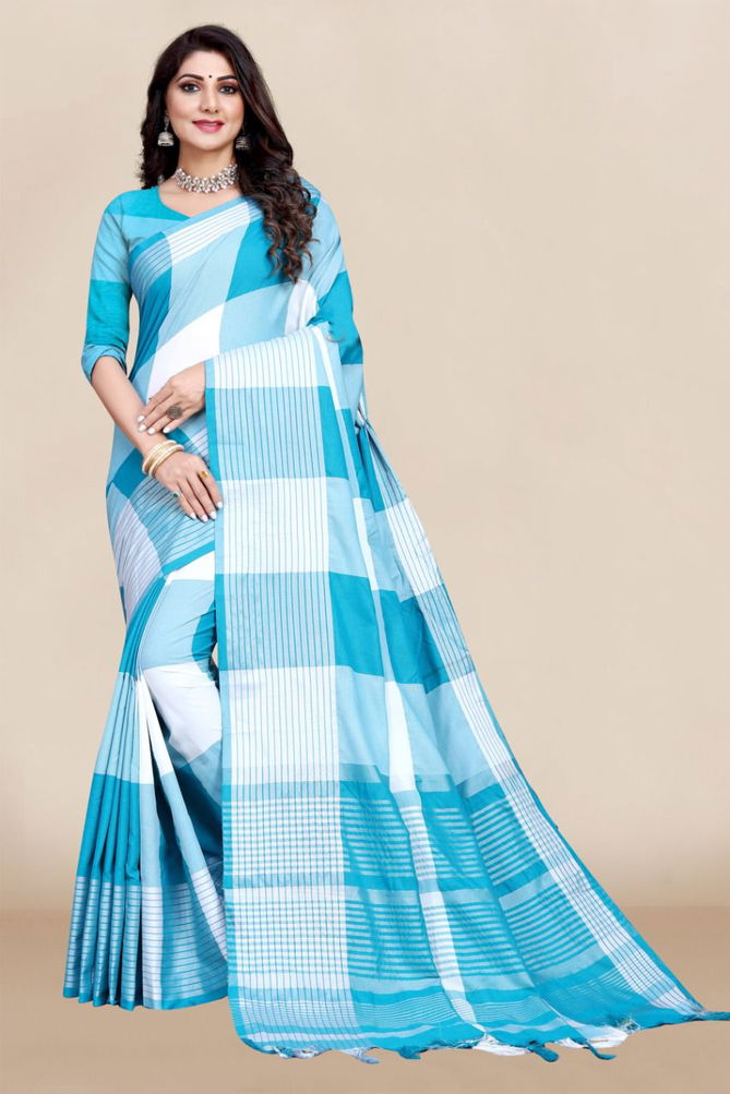 Rehana V Casual Wear Designer Cotton Saree Collection